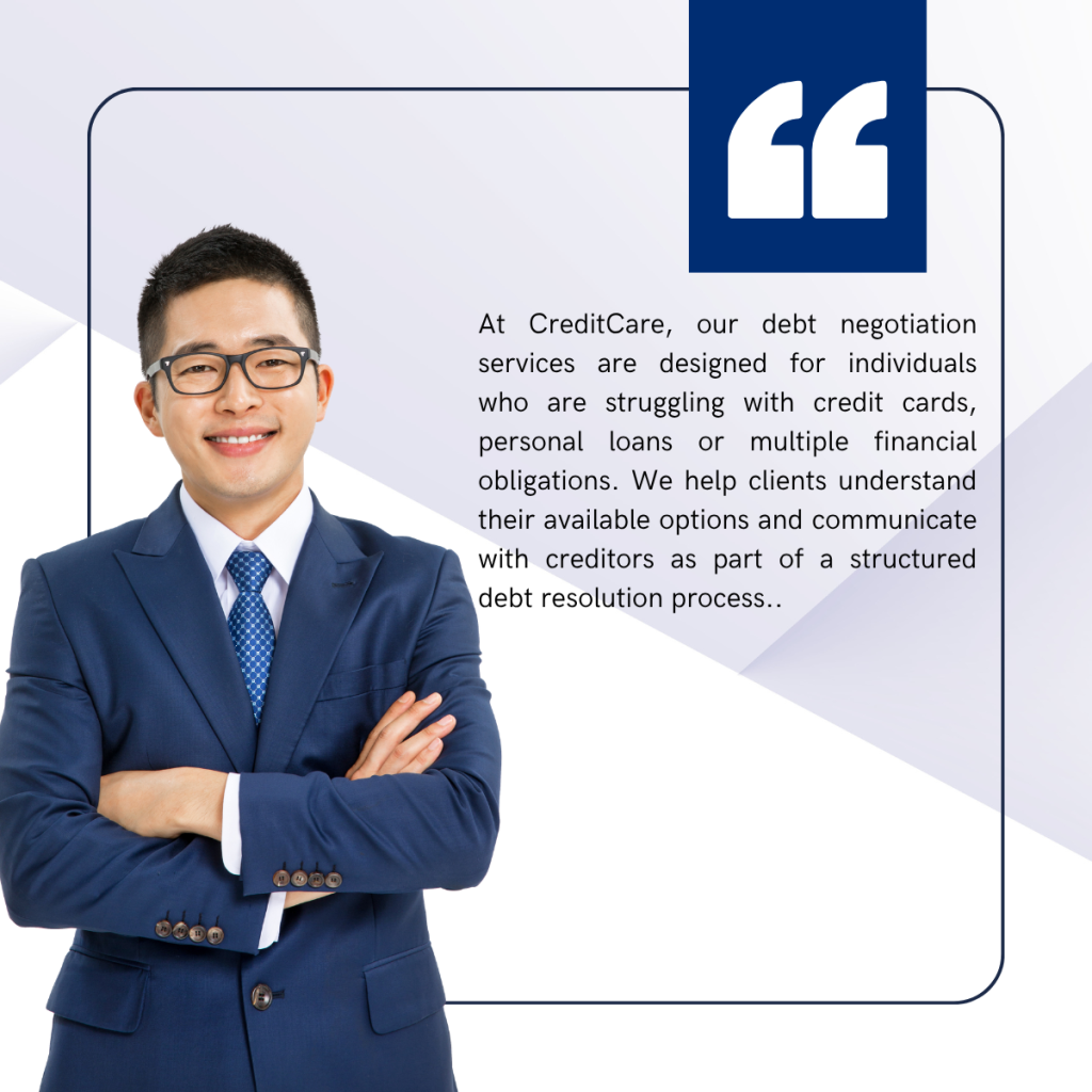 debt negotiation services | dubai | creditcare